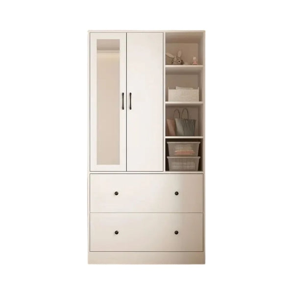 Ropero Thais | 2 Puertas 2 cajones - Blanco