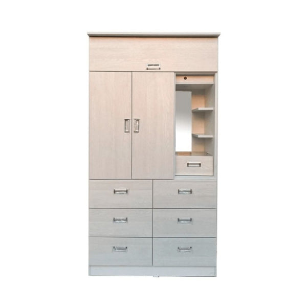 Ropero Libertad | 3 Puertas 6 cajones - Beige