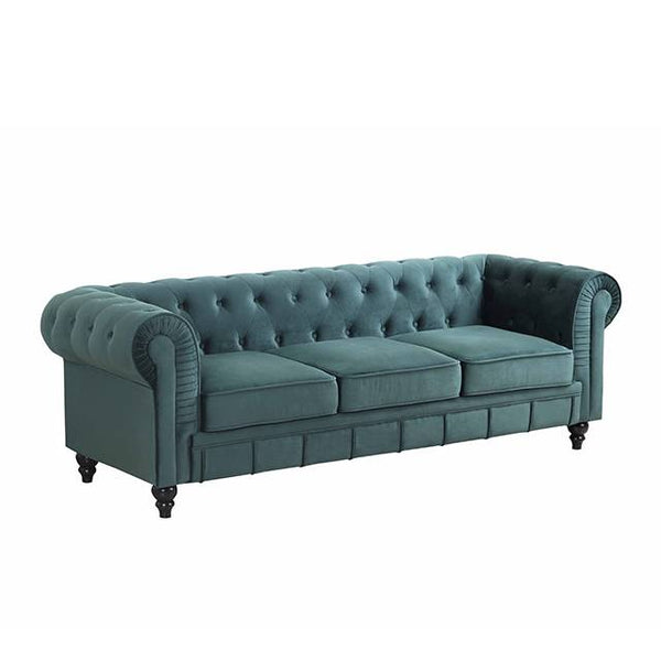 Sofá 3 Cuerpos Chesterfield - Verde