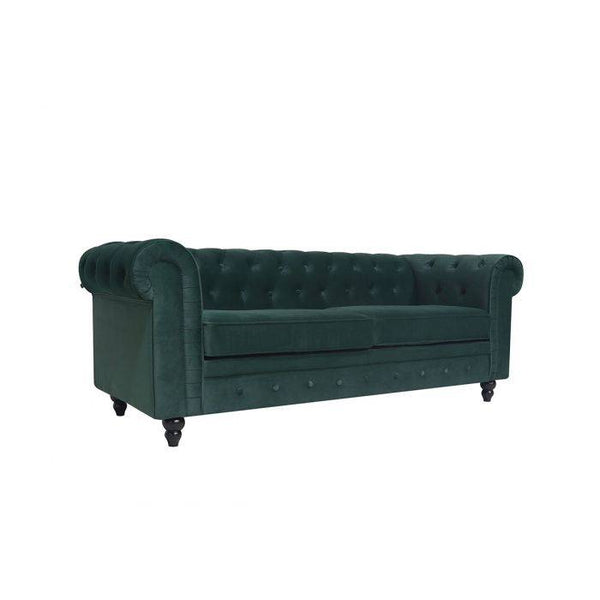 Sofá 3 Cuerpos Chesterfield - Verde Pasto